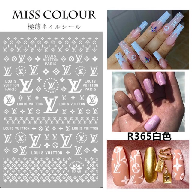 Sticker dán móng tay dạ quang thương hiệu