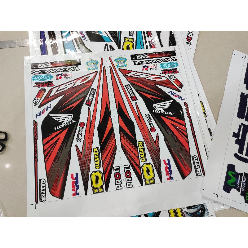 Tem Rời Winner V1 Cam Đen cho Winner 150