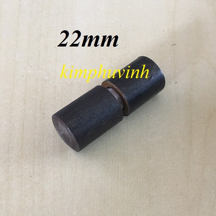 02 cái - phi 22mm bản lề cối tiện - lề cối xoay 22ly