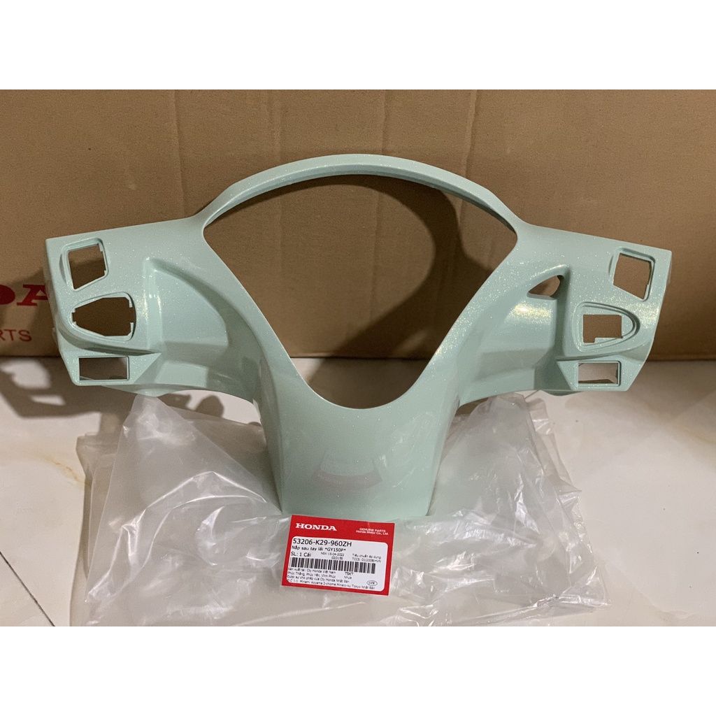 Nắp sau tay lái - gáy honda sh mode năm 2013-2018 màu xanh cốm.
