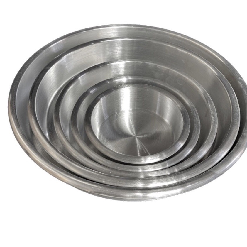 Khay nhôm - mâm nhôm - bơ nhôm tròn loại lớn