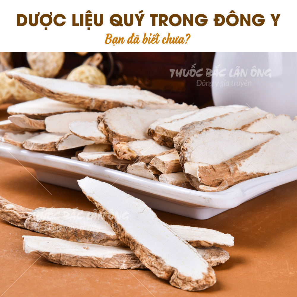 Bạch chỉ 200g, khô, thái lát mỏng, trắng, thơm, không tẩy trắng - Lãn Ông