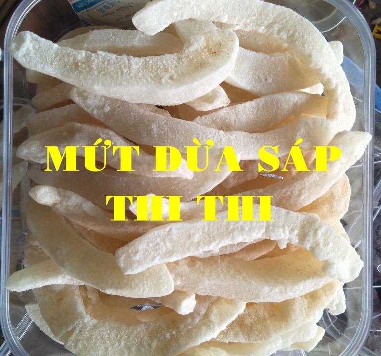 250GR MỨT DỪA SÁP VỊ LÁ CẨM