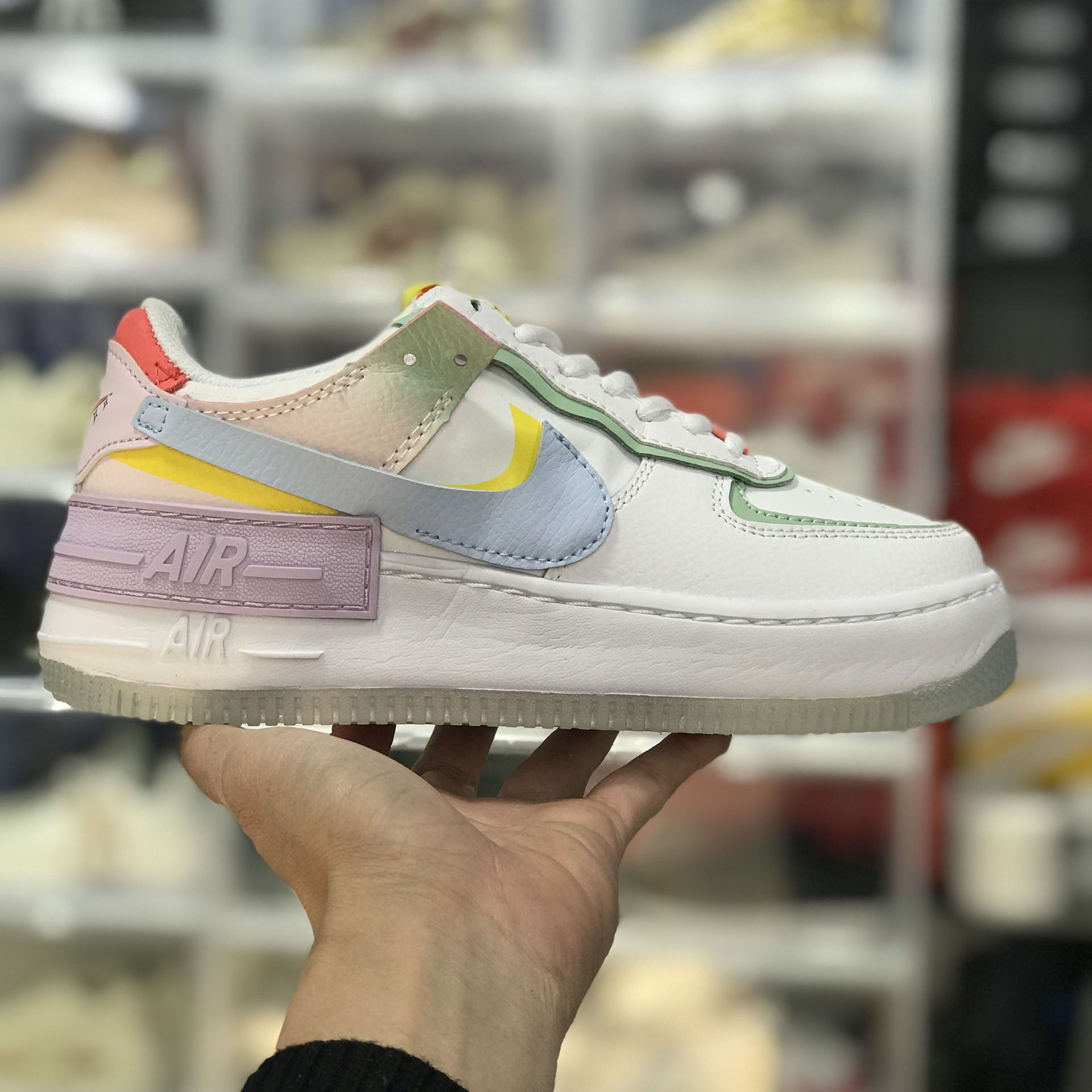 [HCM]Giày Air Force Shadow Kim cương Fullbox - meoraudinh