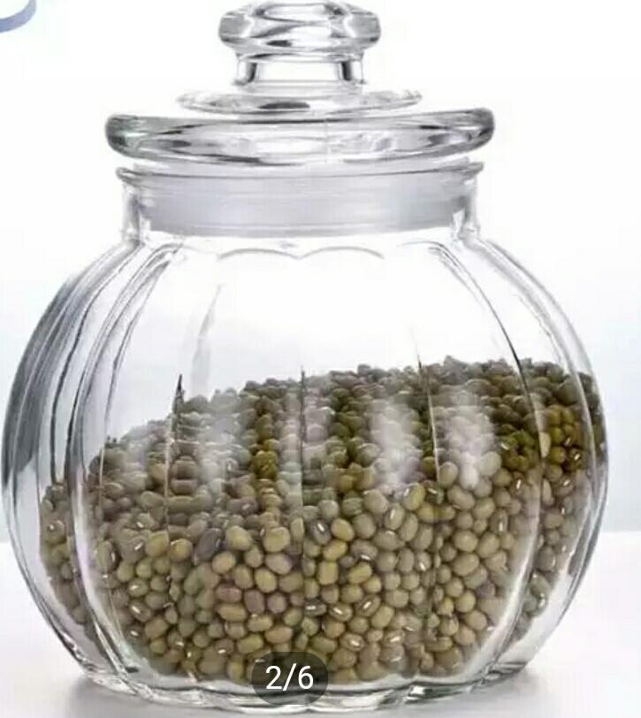 Hũ thủy tinh trái bí 750ml