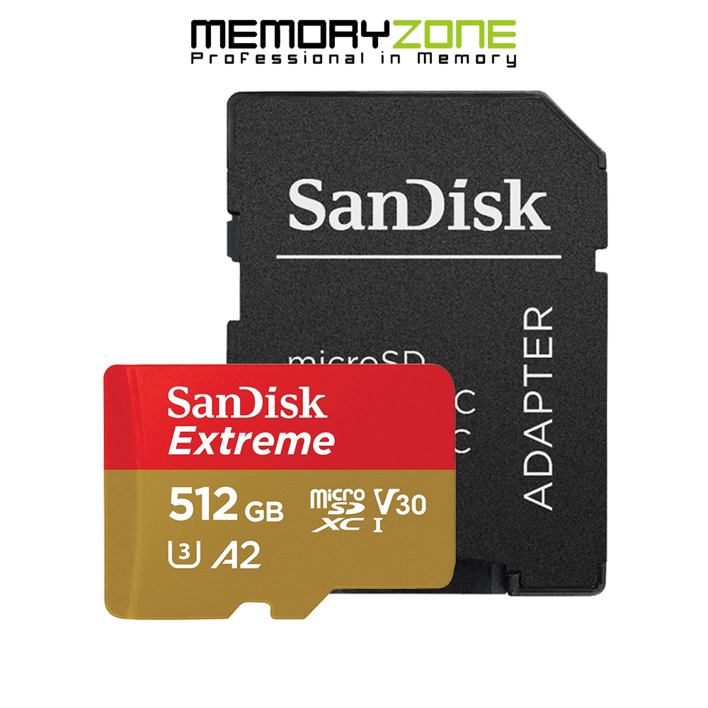 Thẻ Nhớ MicroSDXC SanDisk Extreme V30 A2 512GB 160MB s SDSQXA1-512G-GN6MN