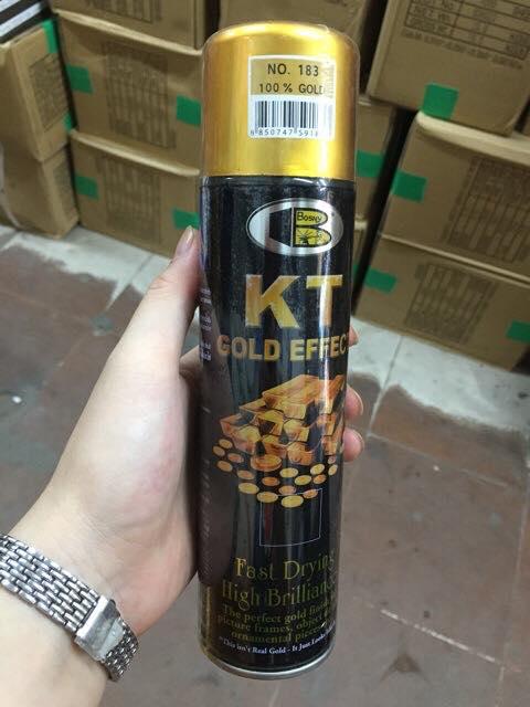 Sơn xịt mạ vàng KT Gold Efect