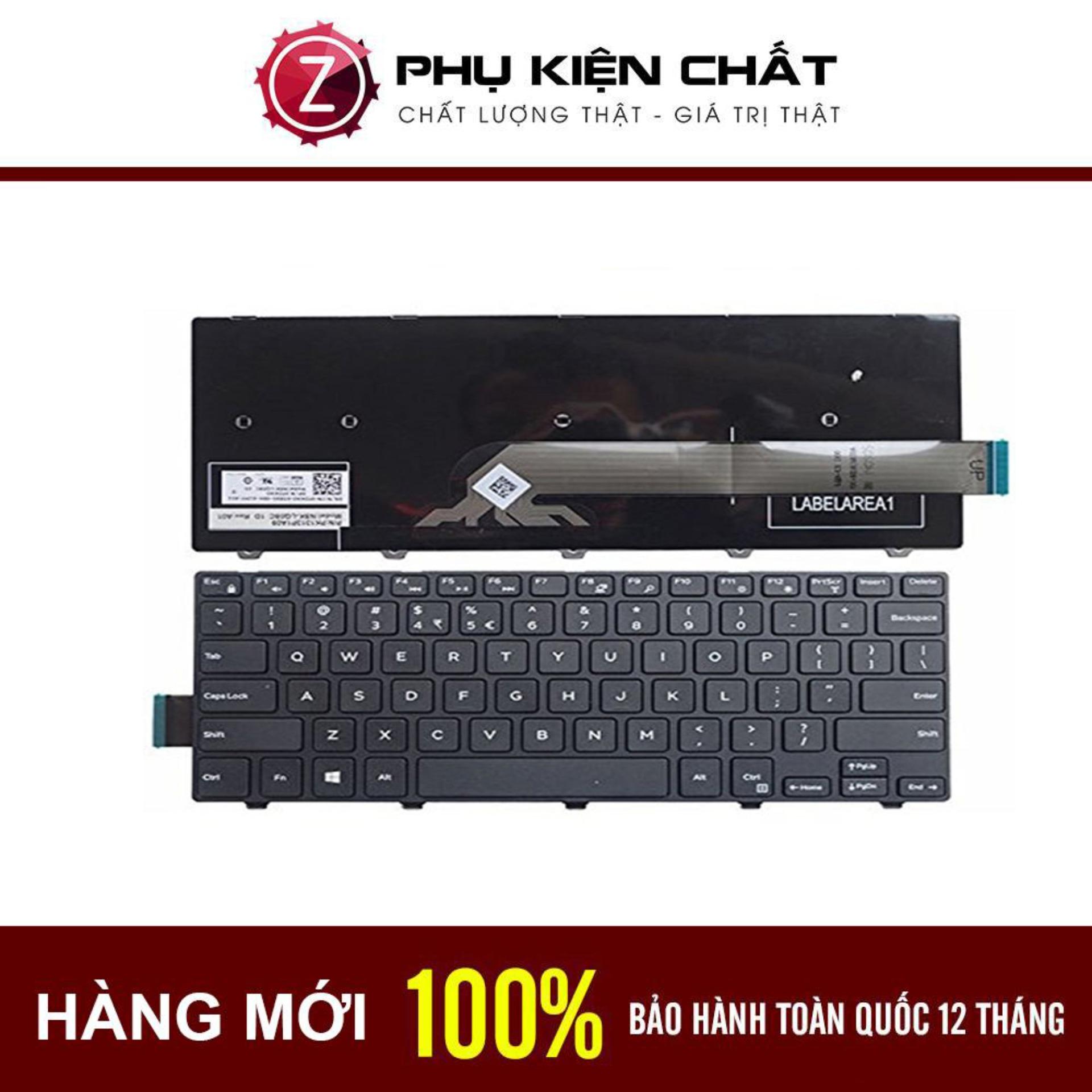 Bàn phím cho Laptop Dell Inspiron 5451 5455 5457 5458 5459 7447  Vostro 14 5458 5459 ảnh hướng dẫn cách tháo lắp - bảo hành 12 tháng