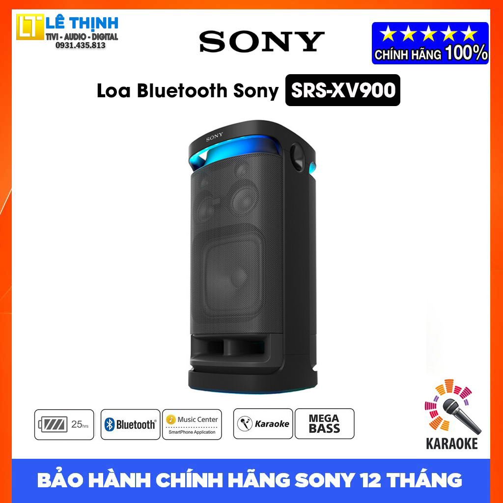 Loa bluetooth sony srs-xv900 - chính hãng - bảo hành sony 12 tháng toàn quốc