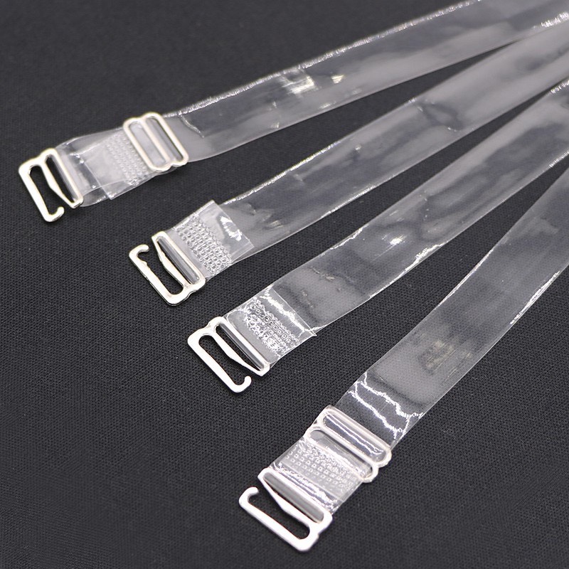 DÂY ÁO NGỰC TRONG SUỐT bằng silicon ( 1 bộ 2 dây)