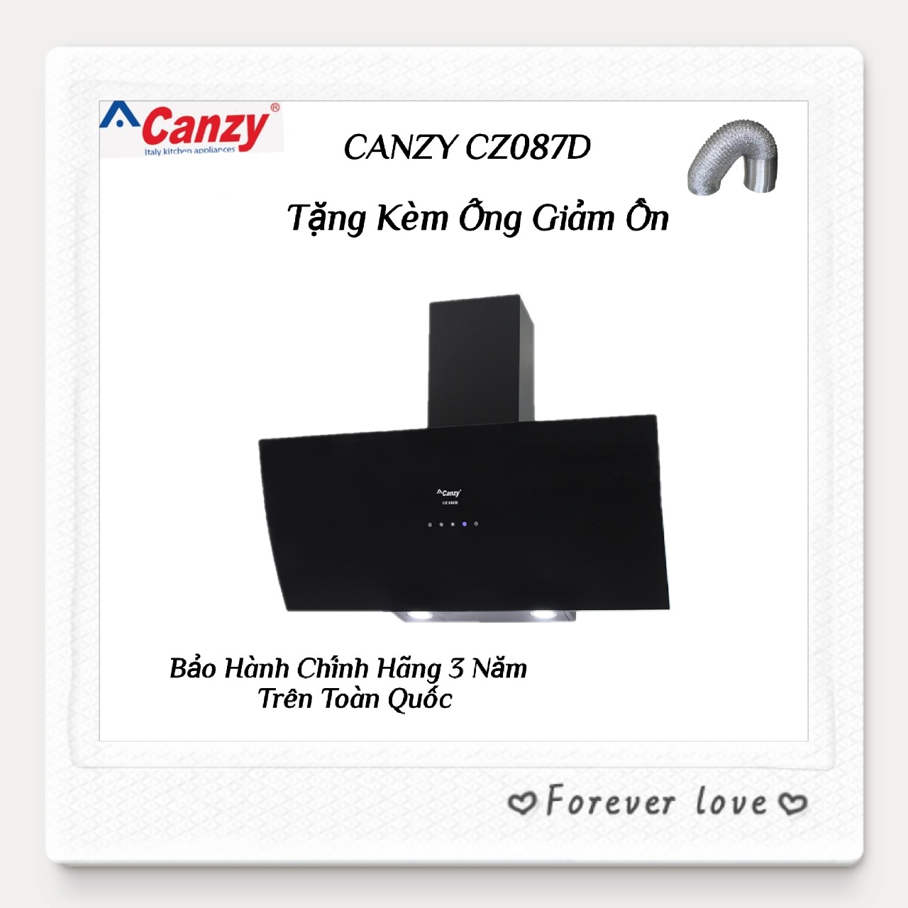 [Trả góp 0%]Máy Khử Mùi Kính Vát Cao Cấp CANZY CZ087D