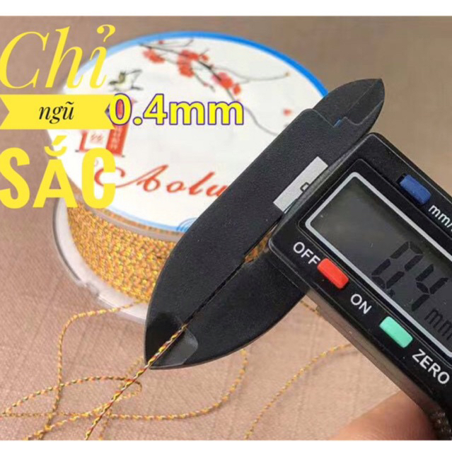 Cuộn chỉ ngũ sắc 0.4mm 100 mét - MH886