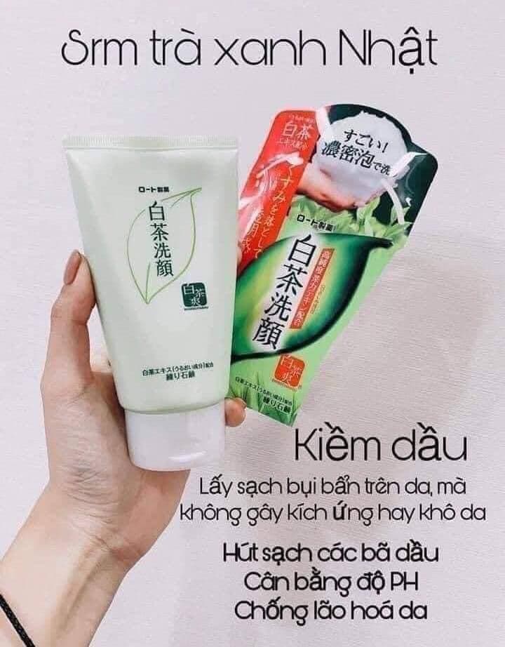 Sữa rửa mặt trà xanh Nhật Bản  120ml