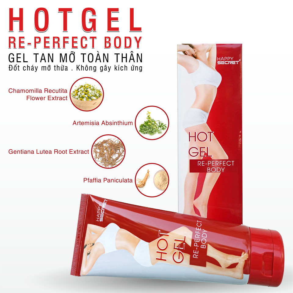 [HCM]GEL TAN MỠ HOT GEL RE-PERFECT BODY