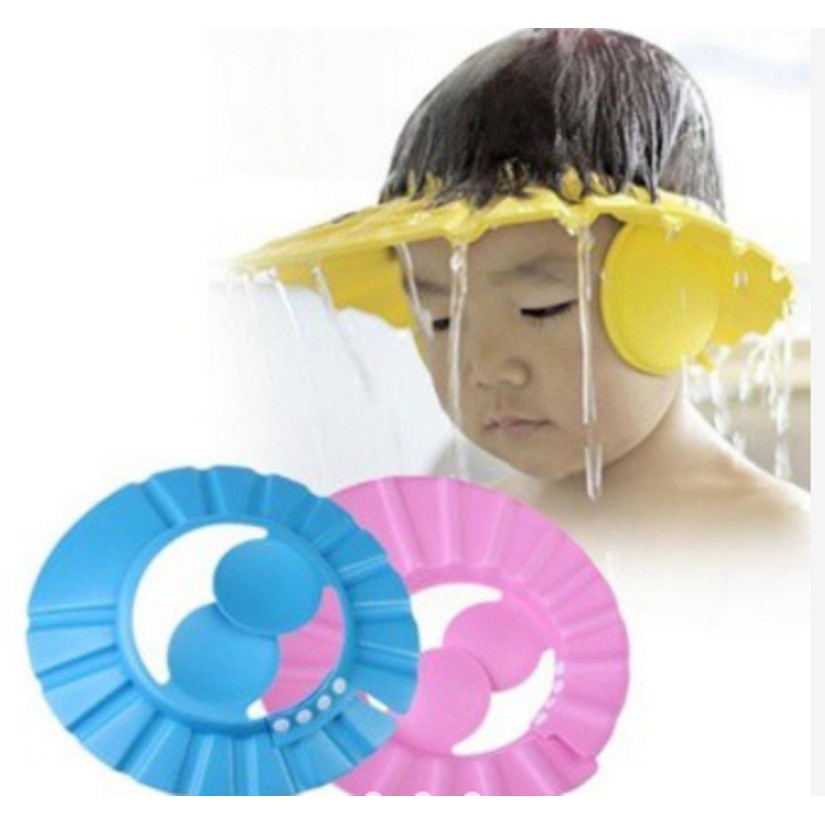 Combo 2 Mũ Gội Đầu, Mũ Tắm Cho Bé, Mũ Cắt Tóc Cho Bé