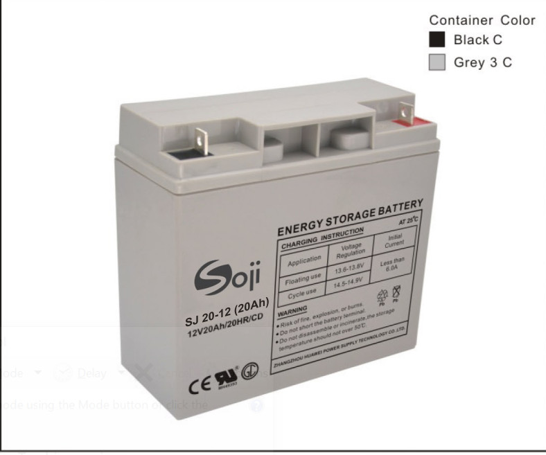 Ắc quy Soji nhập khẩu Thái Lan 12V 20AH (ắc quy VRLA - AGM)