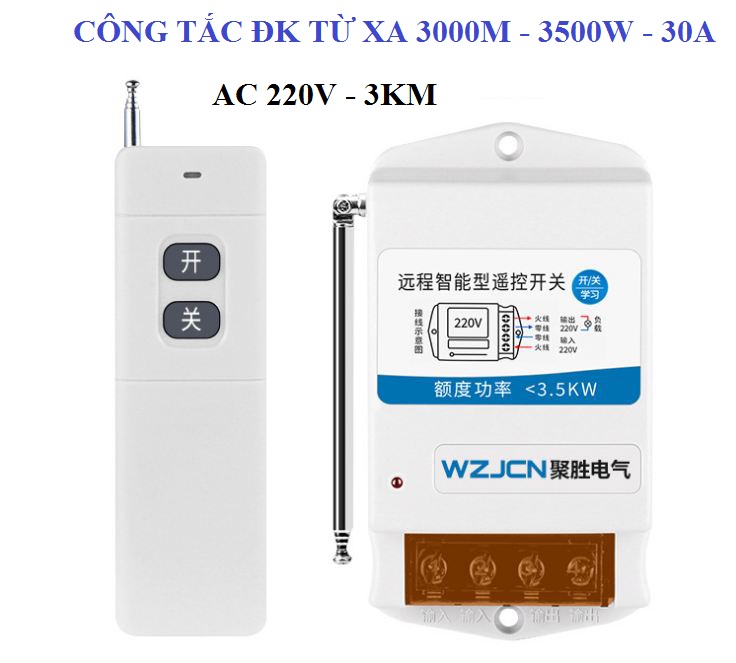 Công Tắc Điều Khiển Từ Xa 5km - 5000m có angten,công tắc điê
