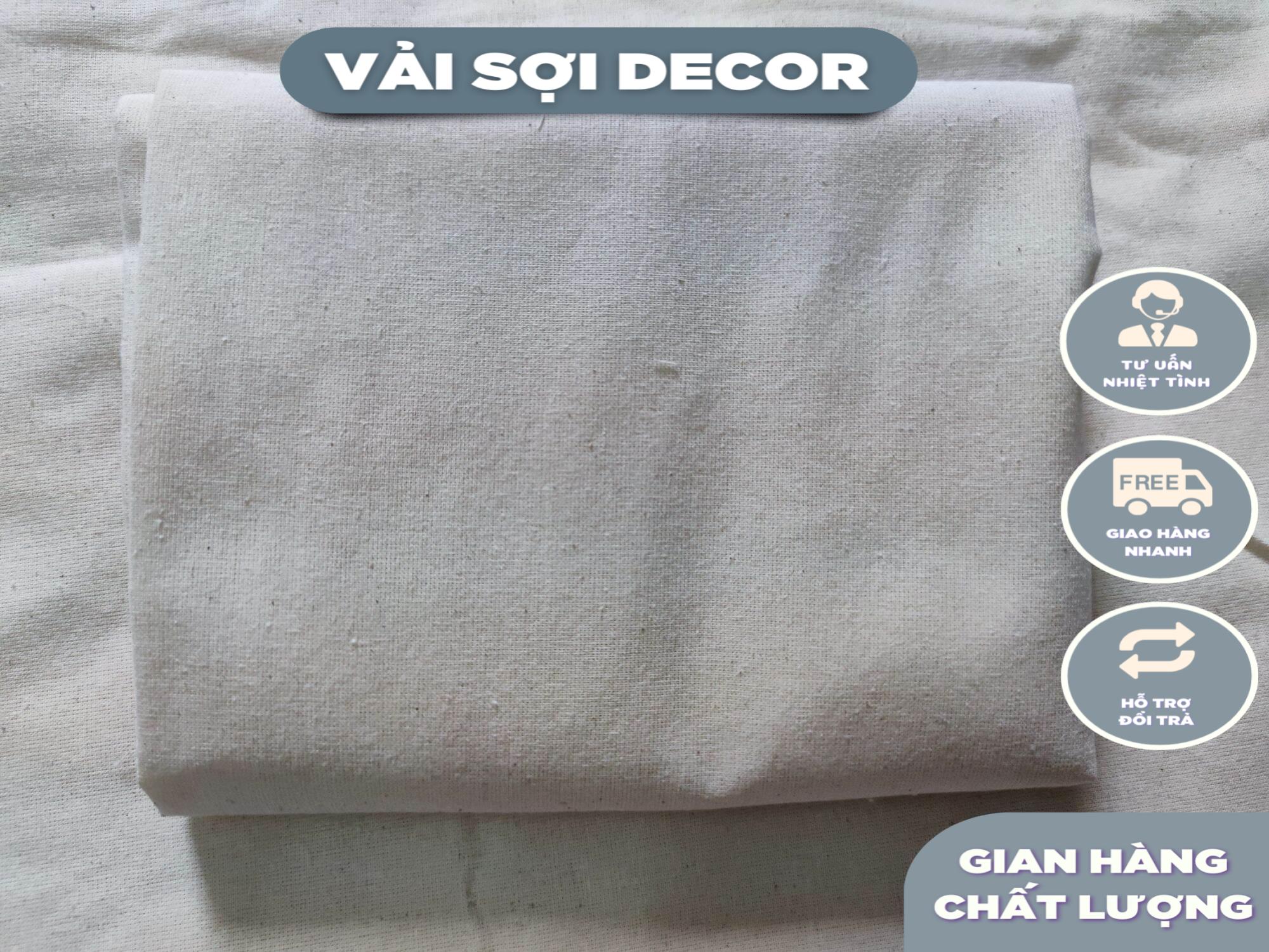 Vải canvas mộc (20m x 1,6m)