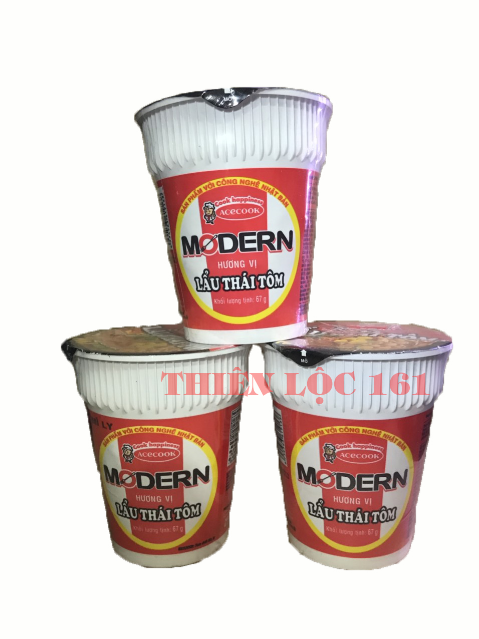 [HCM]Mì ly lẩu thái tôm 67g mì Modern Acecook