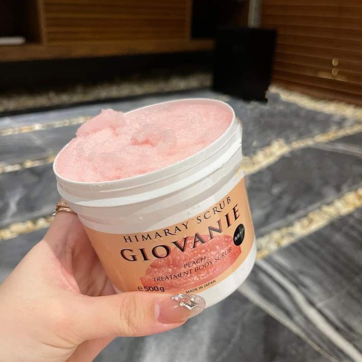 [Giovanie] TẨY DA CHẾT BODY ĐÀO HIMARAY SCRUB - DAte T3.2025