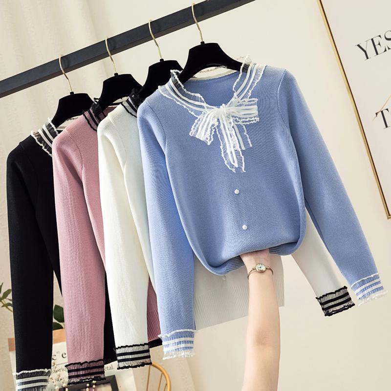 Áo Len Nữ Cổ Nơ Dễ Thương ALN027 MayHomes