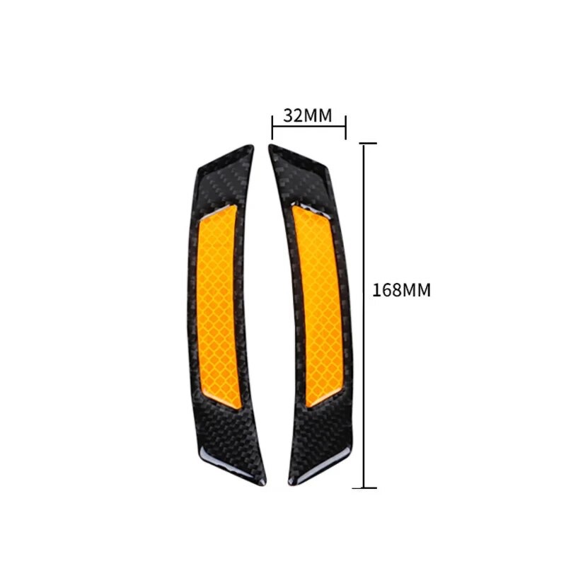 [HCM]Bộ 2 miếng phản quang trang trí xe máy ô tô (đỏ)