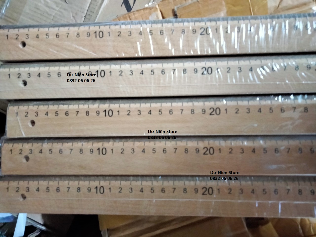 Thước Gỗ Loại Cong & Thẳng 50cm, 60cm Loại Tốt.