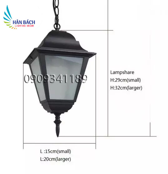[HCM]Đèn thả ngoài trờiđèn thả ban công