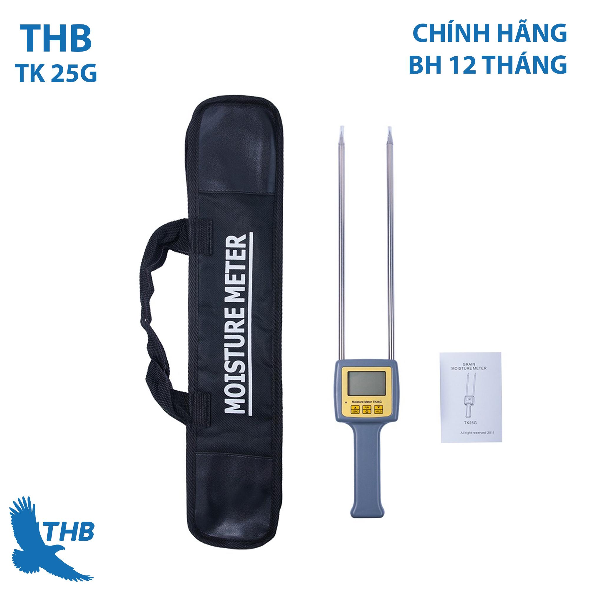 Máy đo độ ẩm lúa, thóc, gạo, hạt cà phê, hạt điều, hạt tiêu... TK25G Bảo hành 12 tháng