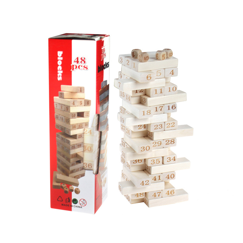 Đồ chơi rút gỗ size lớn 48 miếng loại cao cấp.