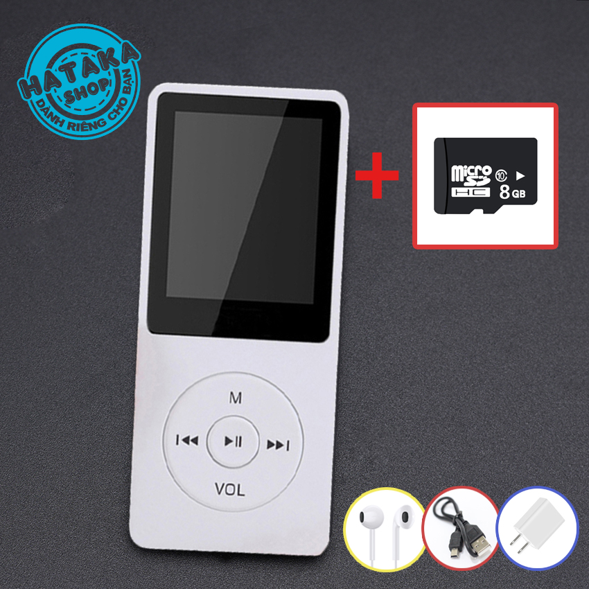 Máy nghe nhạc mp3 JS-01 siêu mỏng đa chức năng...