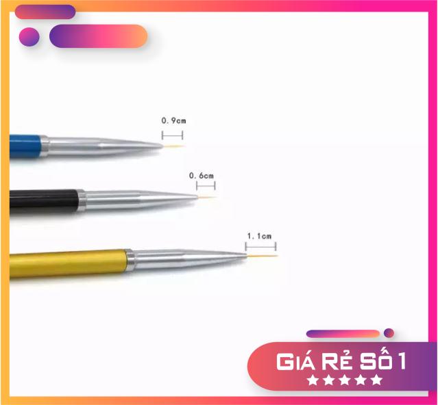 Set Cọ Râu Vẽ Nét 3 Cây