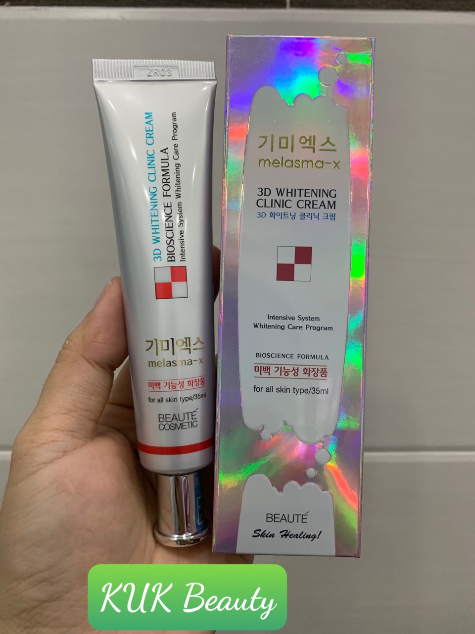 [HCM]Kem Trắng Da mờ Nám Tàn Nhang MELASMA-X 3D WHITENING CLINIC - CREAM