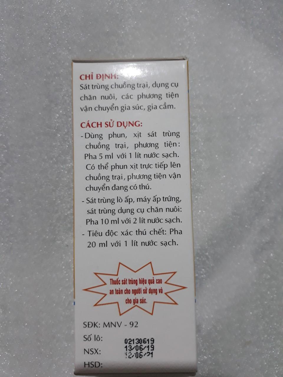 BENKONA 100ML DIỆT VIRUS, VI KHUẨN, NẤM MỐC