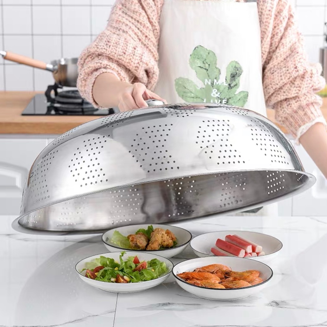 Lồng bàn inox 304 hàng dầy  65cm cao cấp