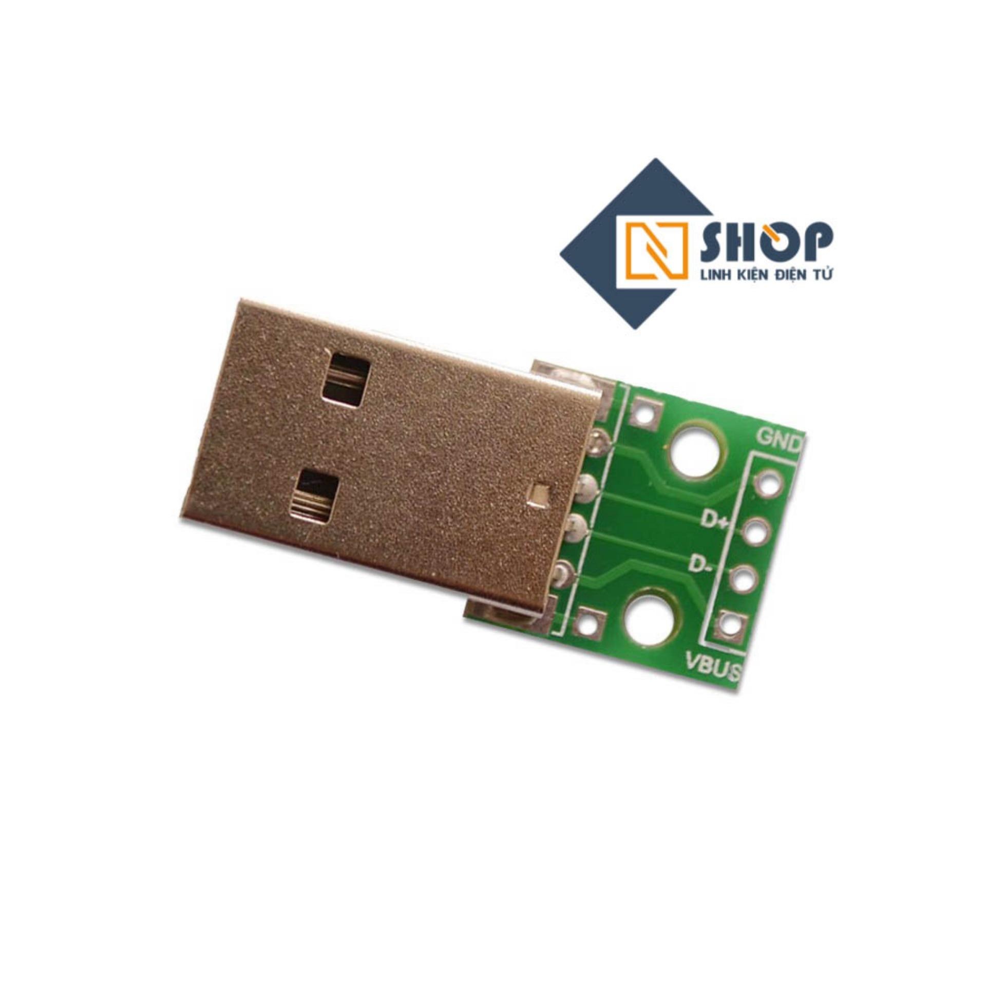 2 Đế ra chân USB đực