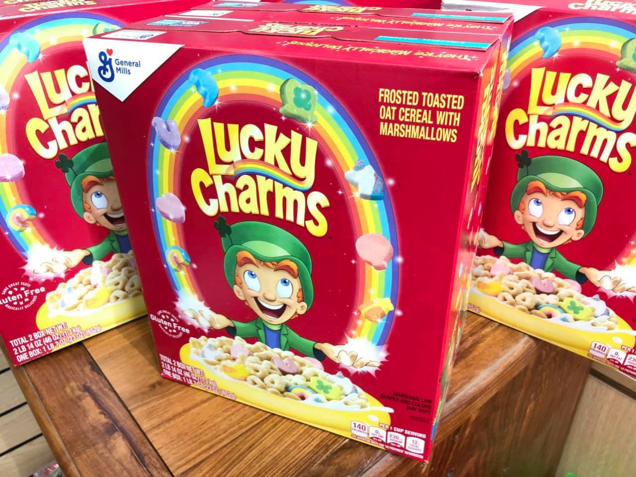 [Hàng Mỹ] Ngũ cốc ăn sáng Lucky Charms 297gr