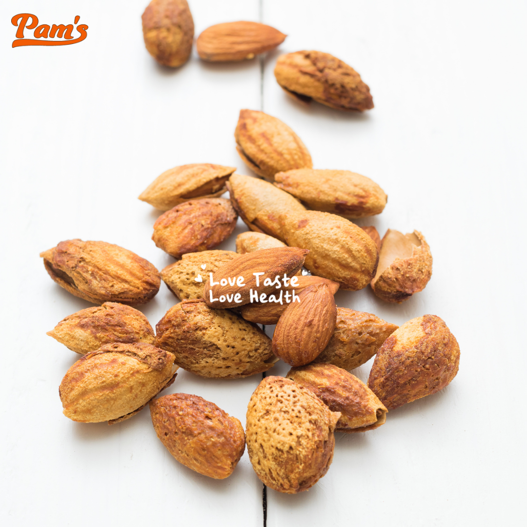 Hạnh nhân rang bơ nhập khẩu Mỹ Pams 150g/hũ
