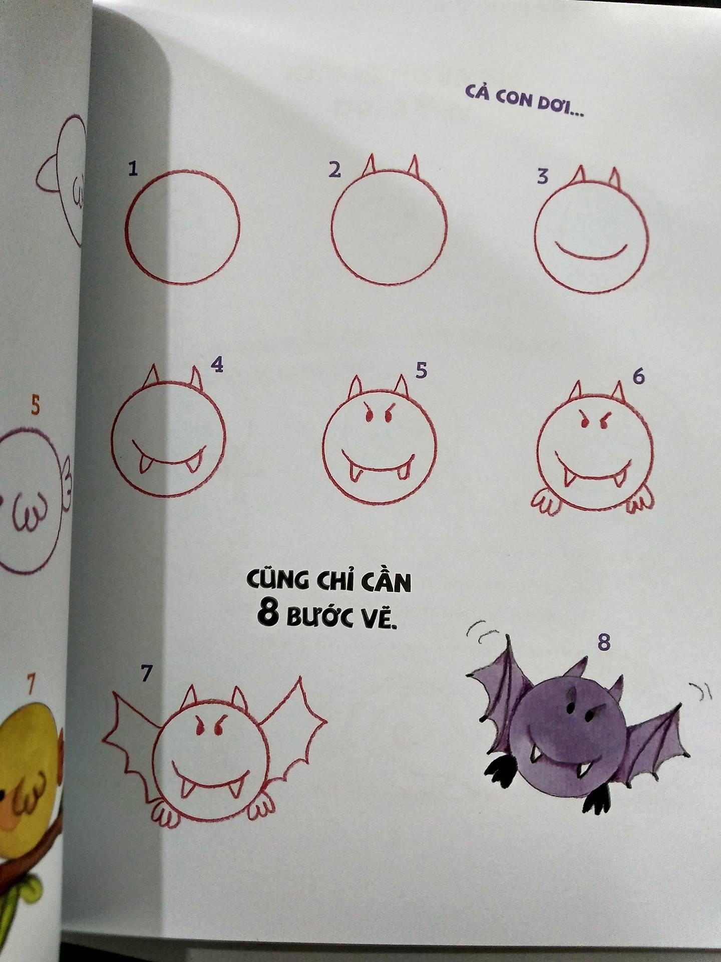Sách Học Vẽ Bằng Hình Cơ Bản  (Kèm Khuôn Vẽ Bìa)