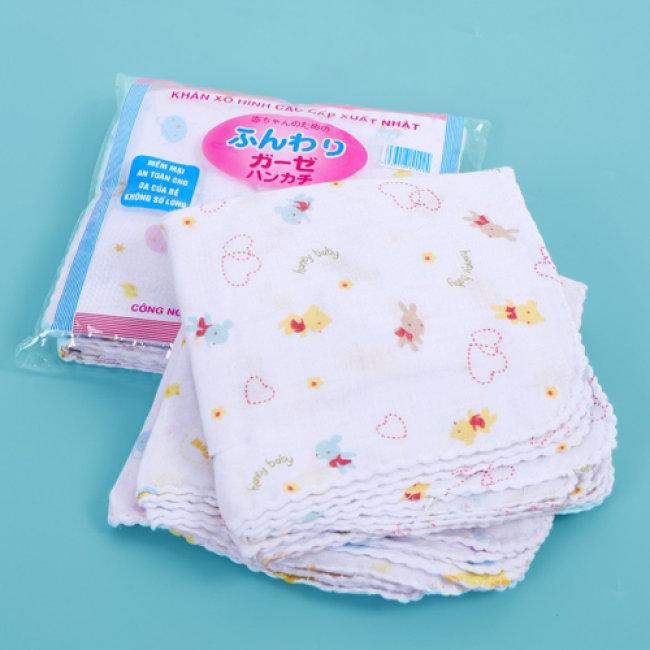 Set 10 khăn xô hình Xuất Nhật ( 32x32 )