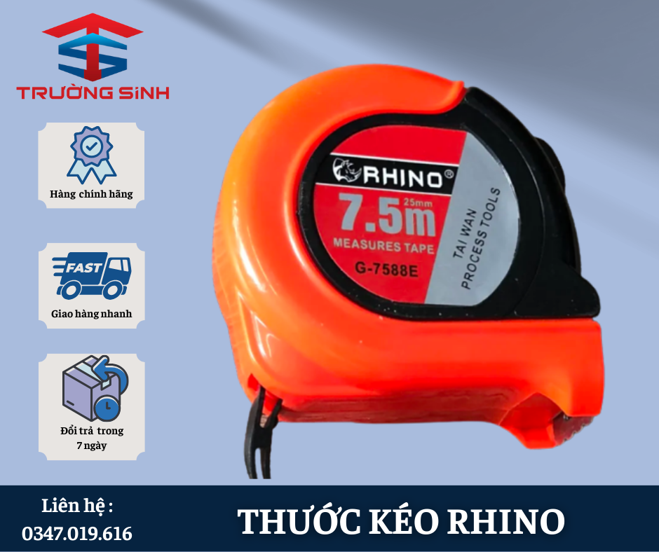 Thước kéo Rhino 2 mặt (5m ,7.5m)
