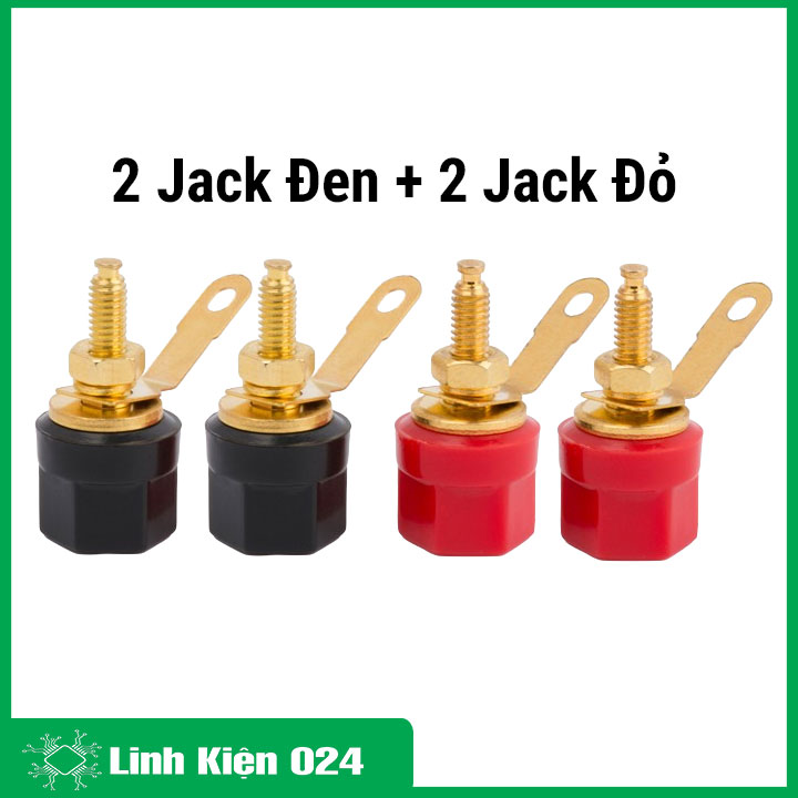 Combo 4 Jack Đấu Loa Ngắn cho loa thiết bị đầu cuối