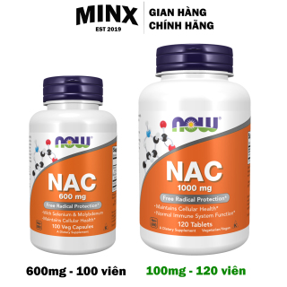 Now NACViên Uống Now NAC 1000mg 120 viên N-Acetyl-Cysteine L thumbnail