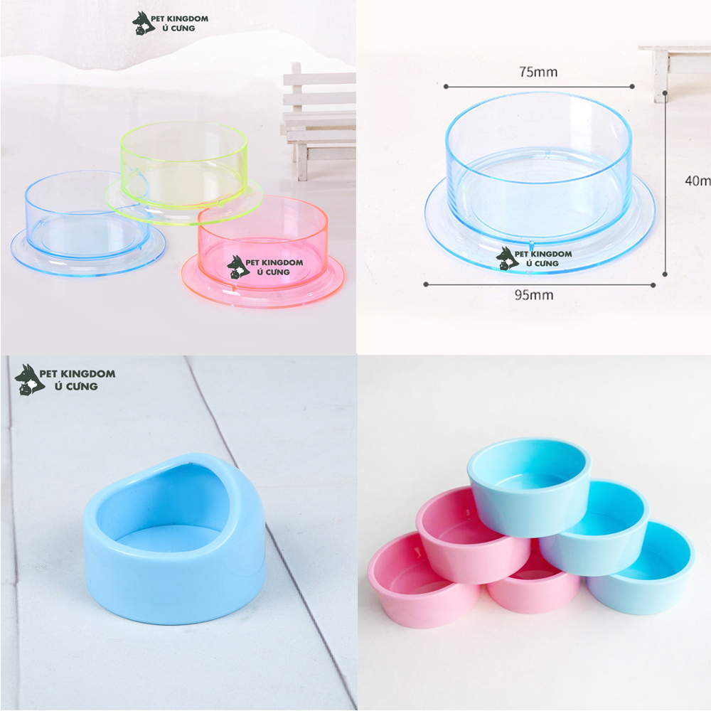 Bát ăn nhựa cho hamster nhiều loại
