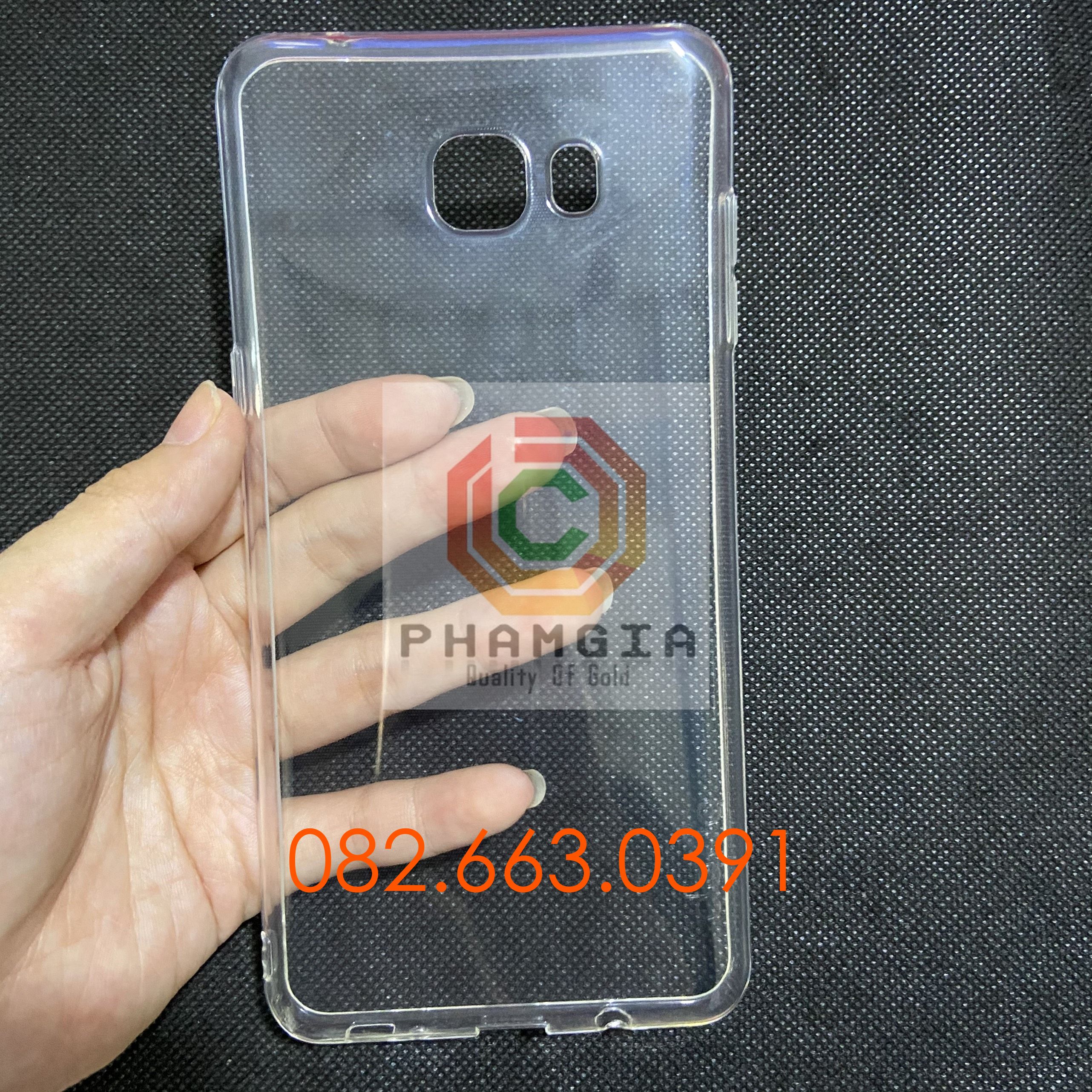 Ốp lưng Samsung C9 pro dẻo trong nhám, trong suốt