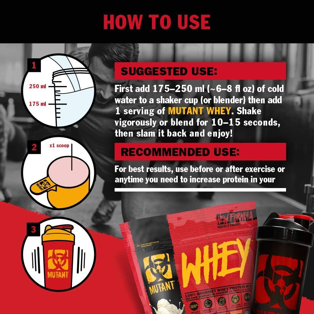 Sữa Tăng Cơ Mutant Whey Protein 5Lbs 2.27kg