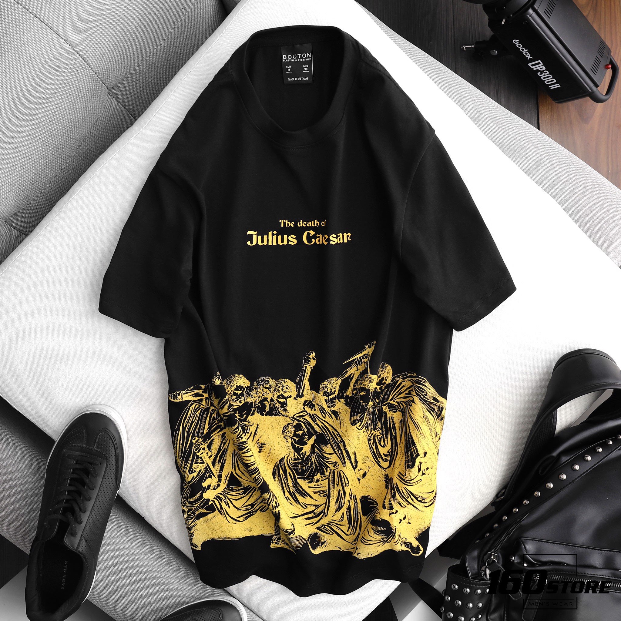 Áo thun nam nữ BOUTON Printed chất  cotton cực xịn