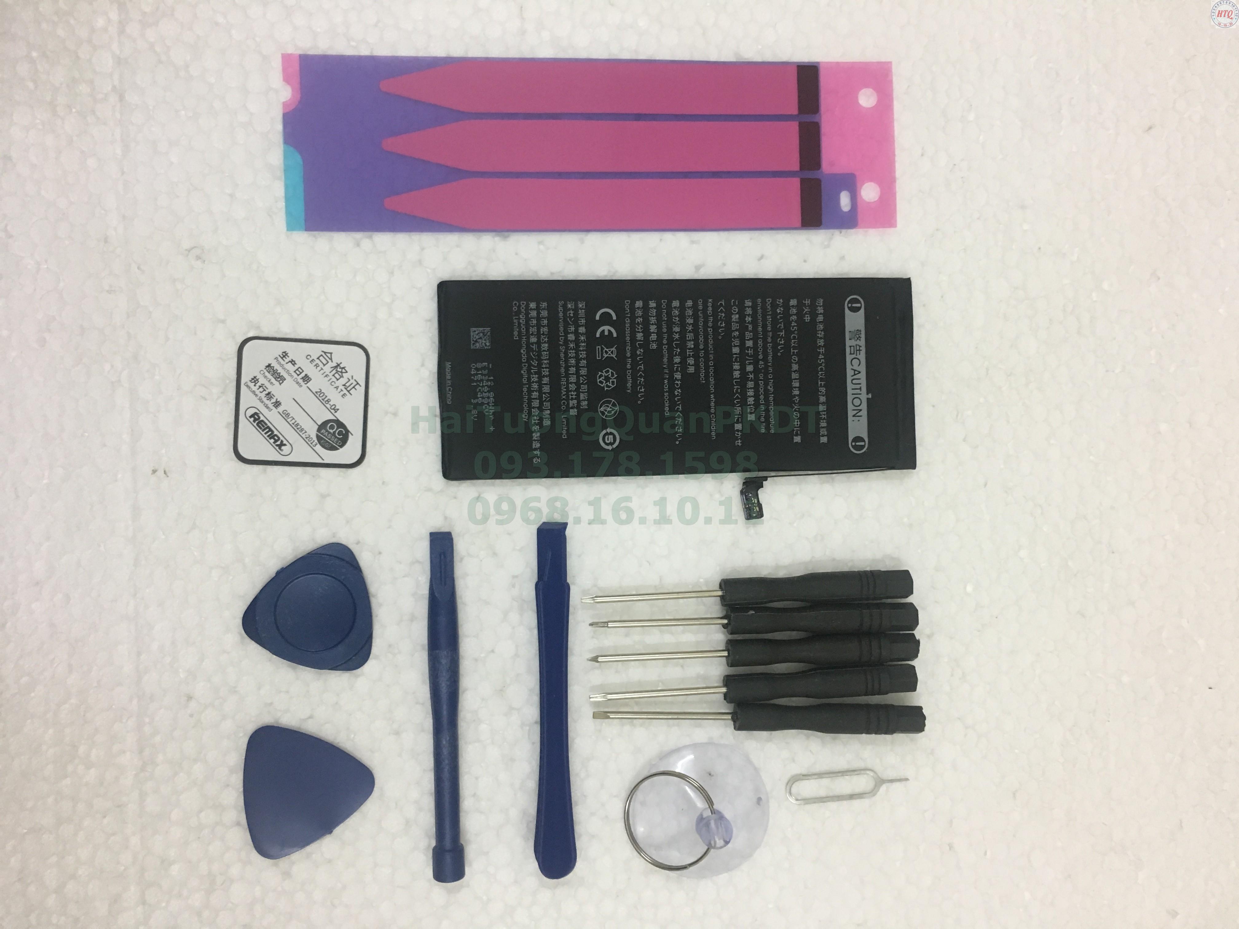 Pin Remax dung lượng cao cho iphone 6 Plus tặng kèm tool mở