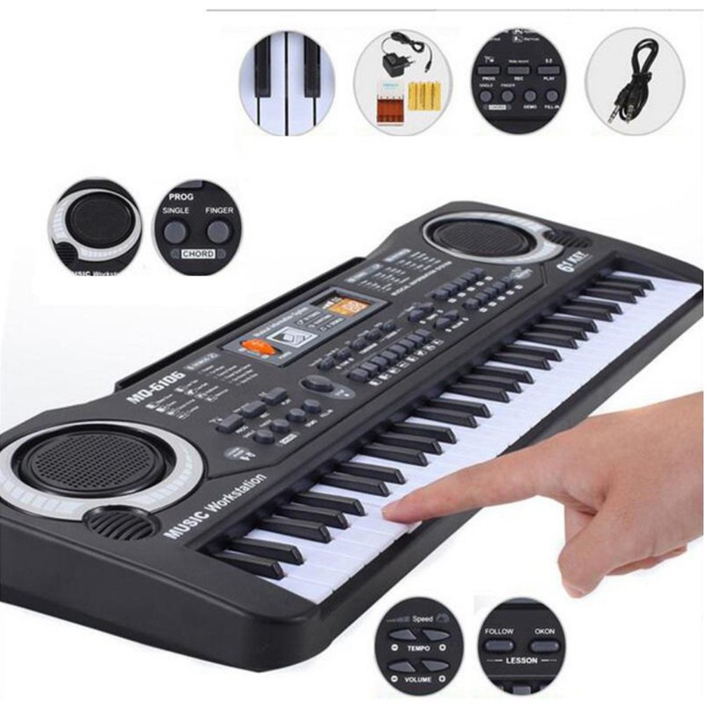 [HCM]Đàn Piano - Đàn Piano 61 phím Đàn cho bé Đồ chơi cho bé