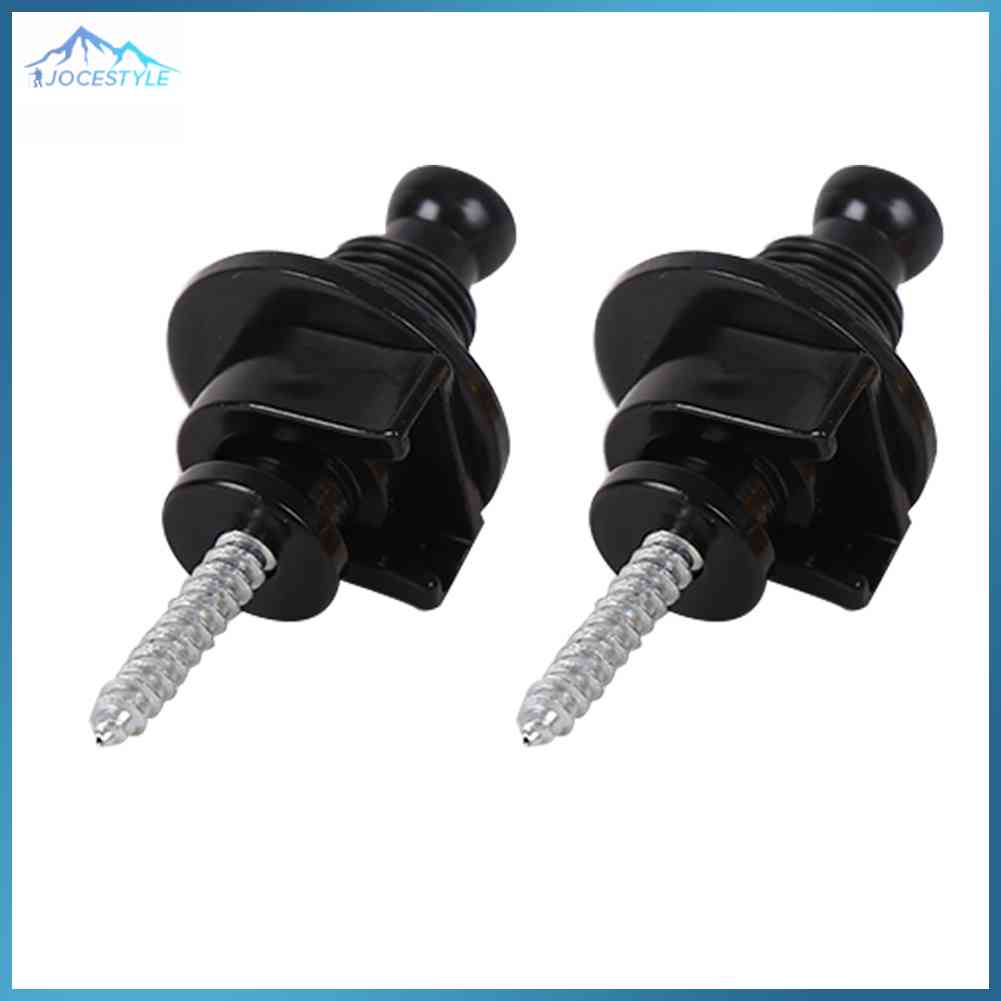 2pcs Bass Guitar Strap Lock Button Musical Instruments Anti-slip Belt Nails